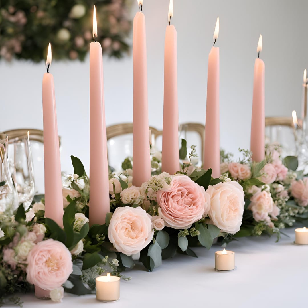 How to Use Taper Candles to Elevate Your Wedding